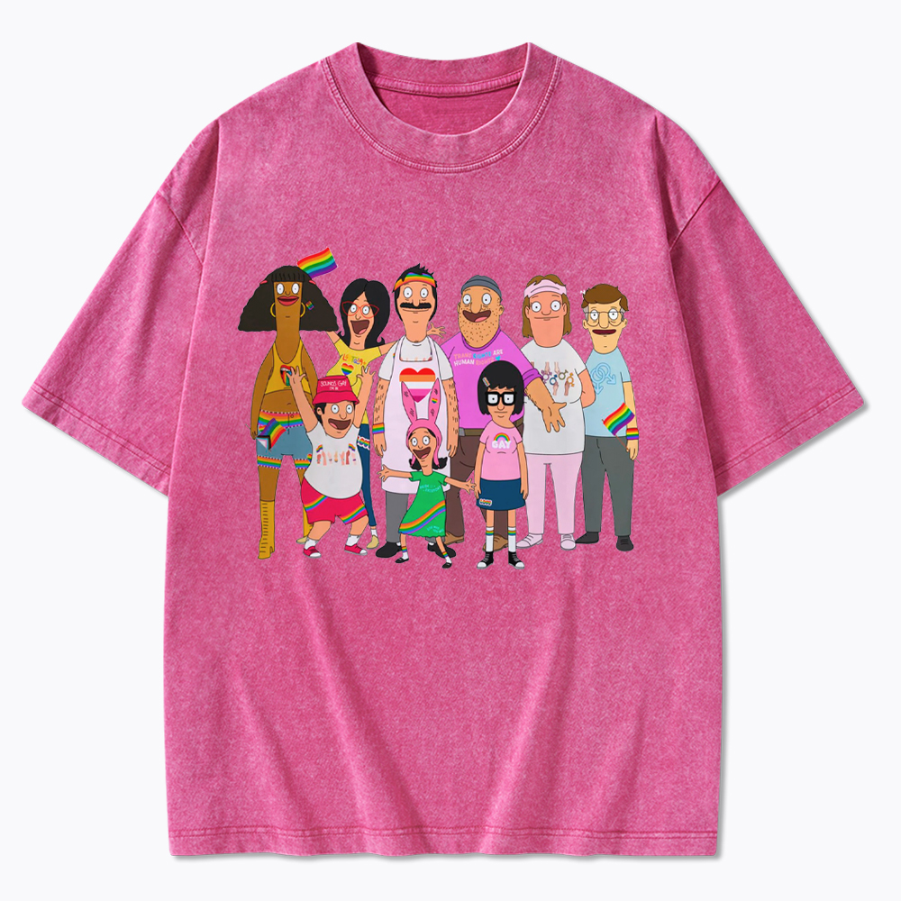 Gay Pride LGBTQIA+ Washed T-Shirt