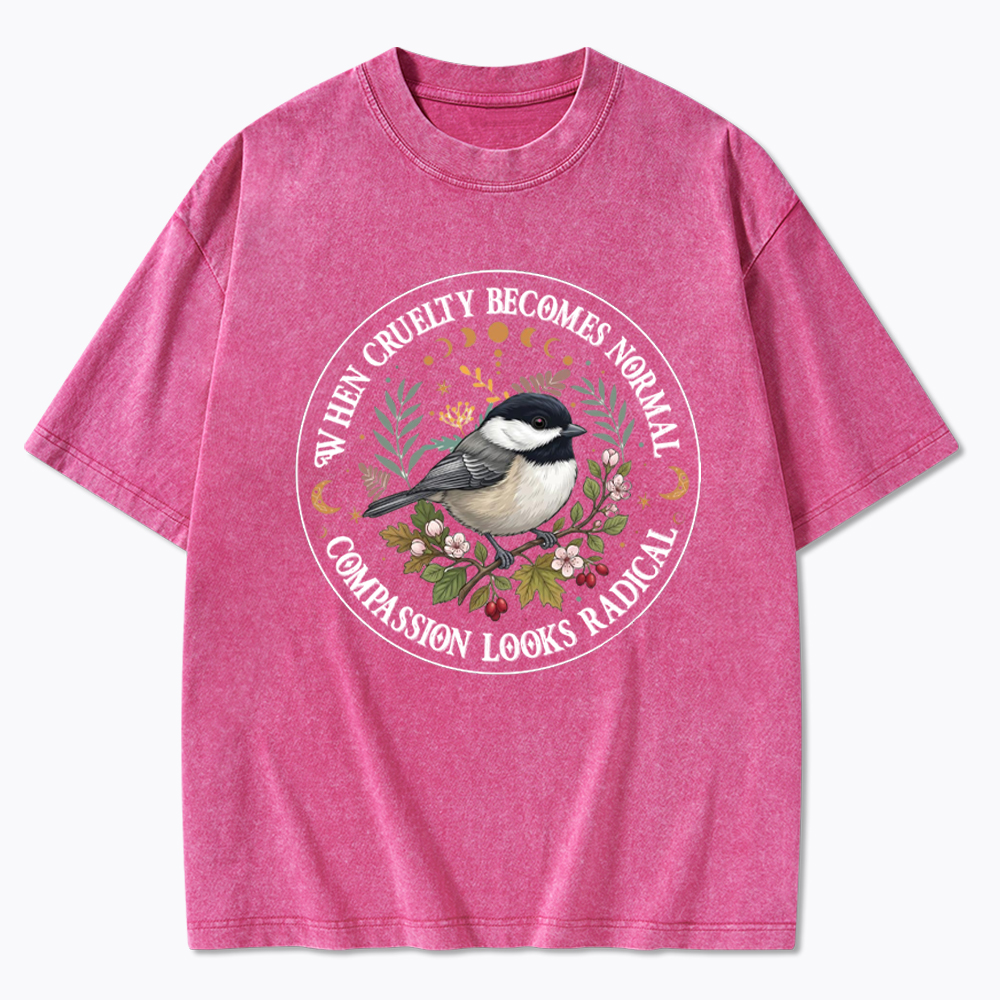 Compassion Looks Radical Washed T-Shirt