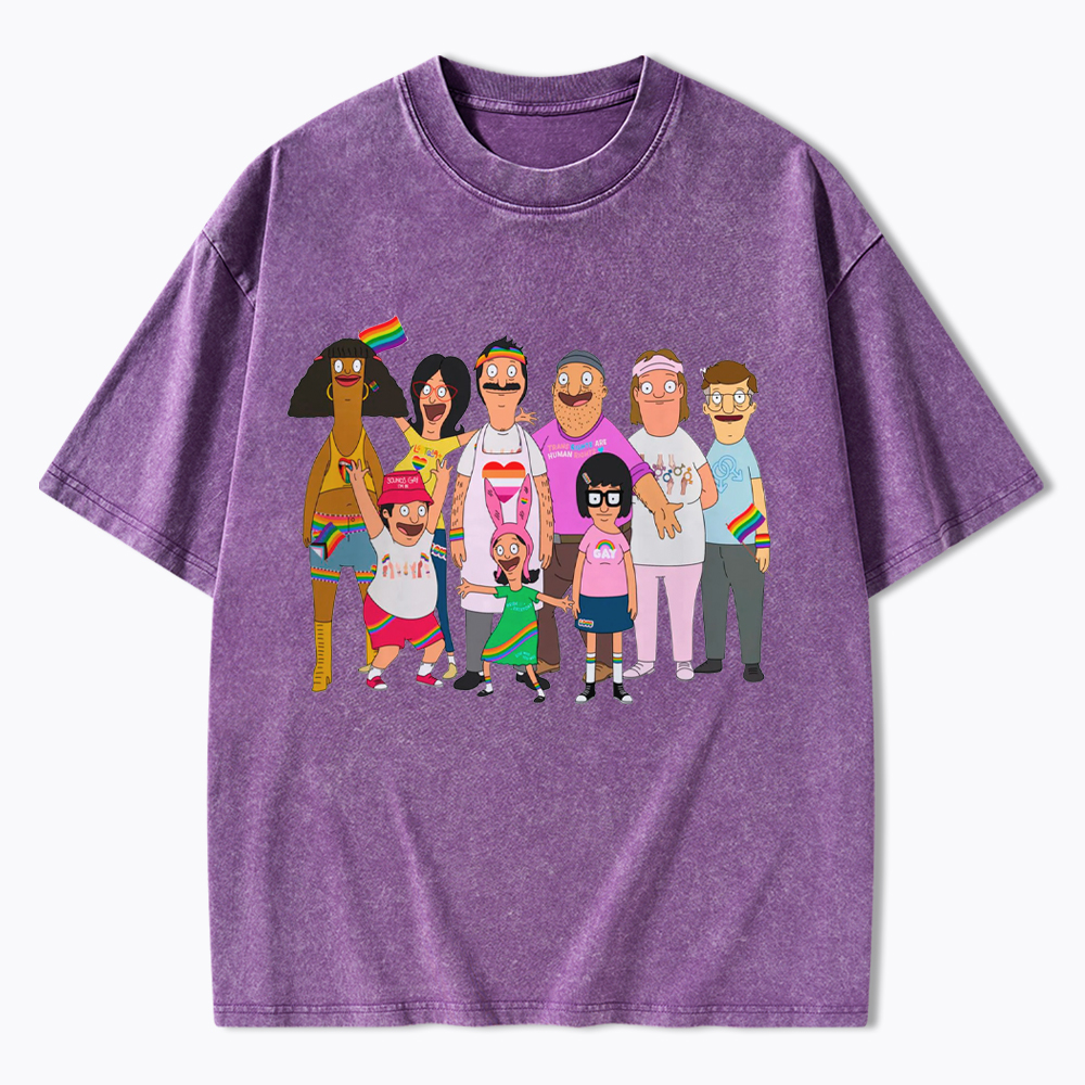 Gay Pride LGBTQIA+ Washed T-Shirt