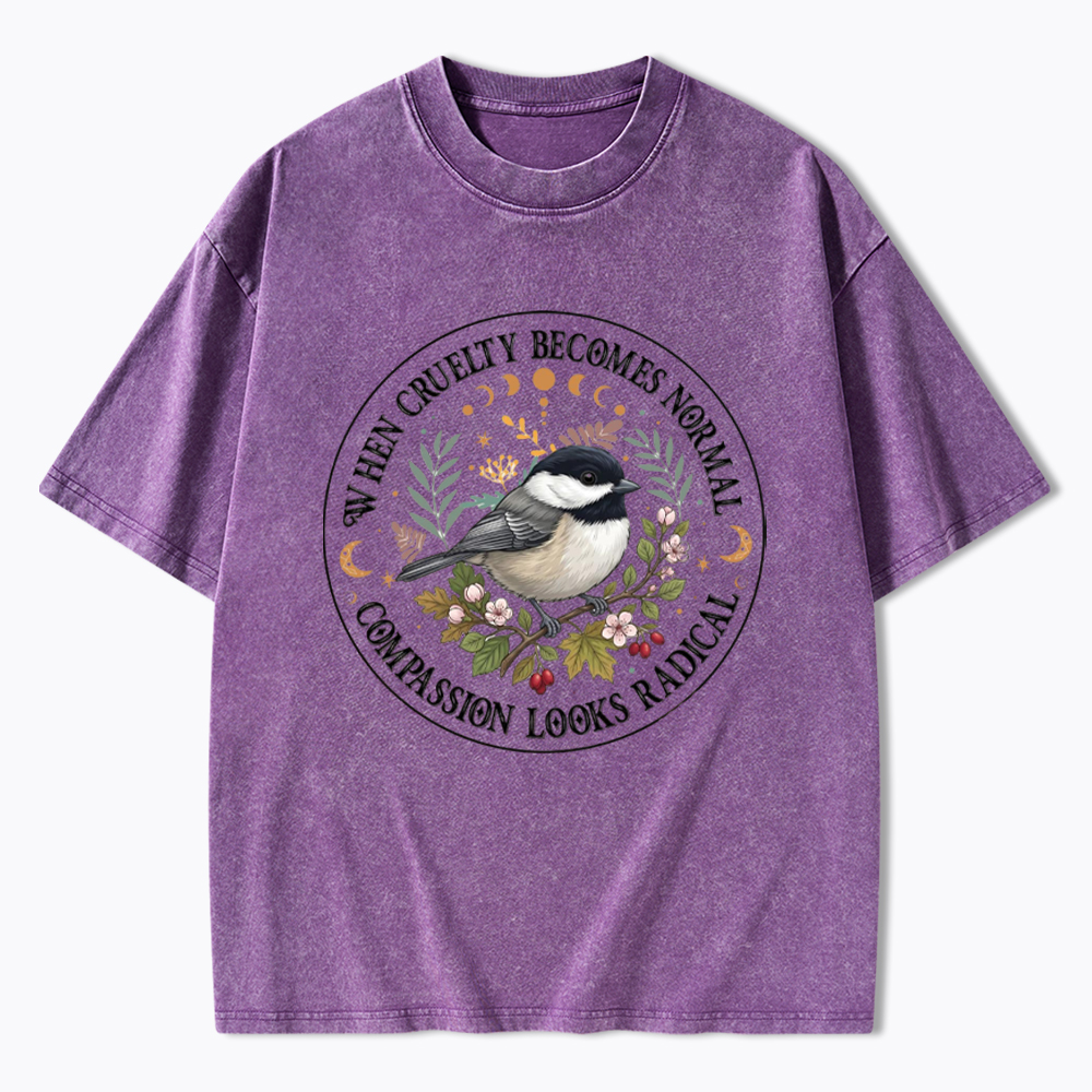 Compassion Looks Radical Washed T-Shirt