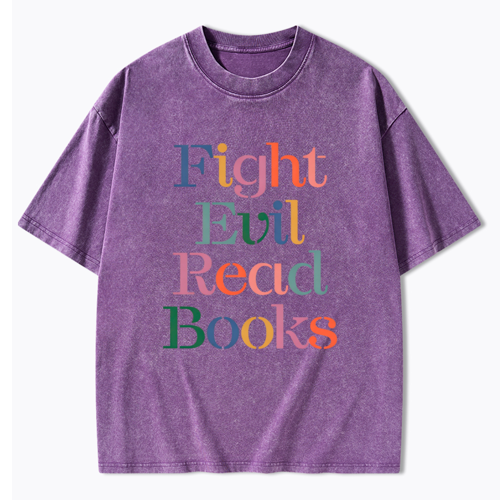 Protect Libraries Read Banned Books Washed T-Shirt