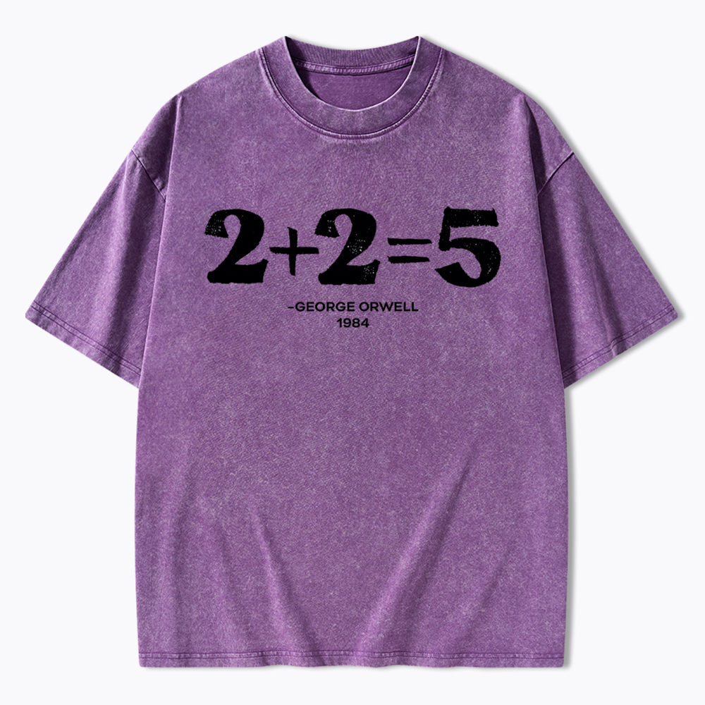 2 + 2 = 5 Washed T-Shirt