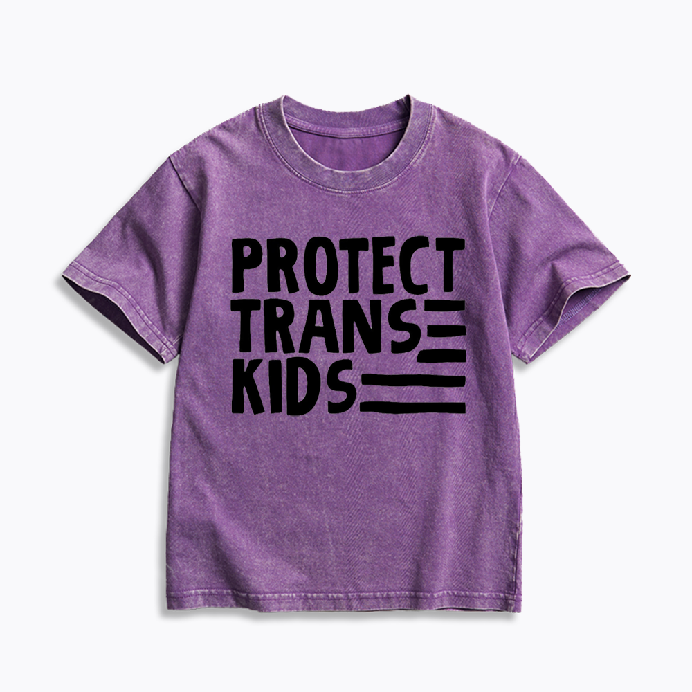 Protect Trans Kids Washed T-Shirts