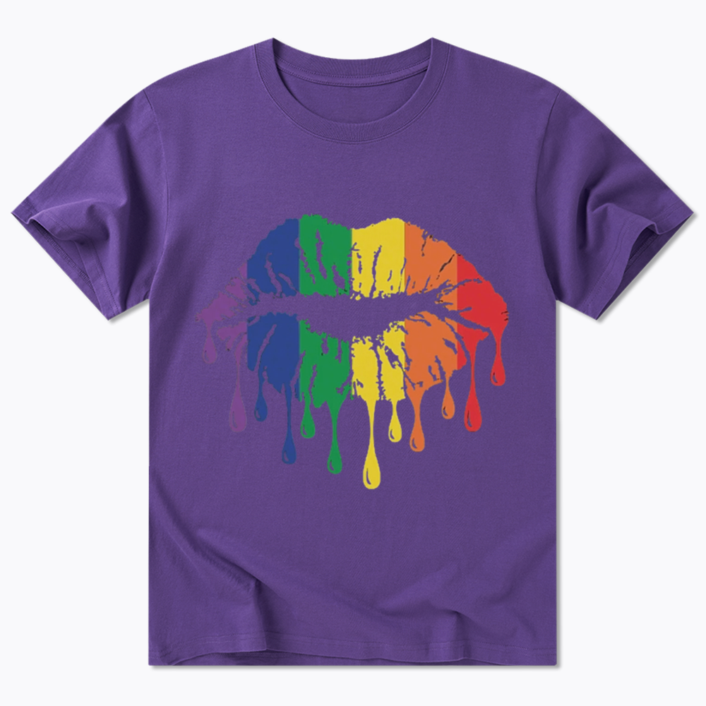 Rainbow Lips Classic T-Shirt