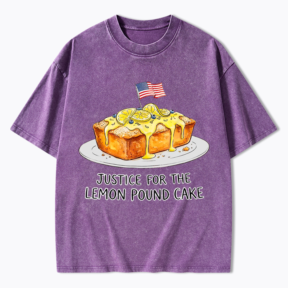 Lemon Pound Cake Washed T-Shirt
