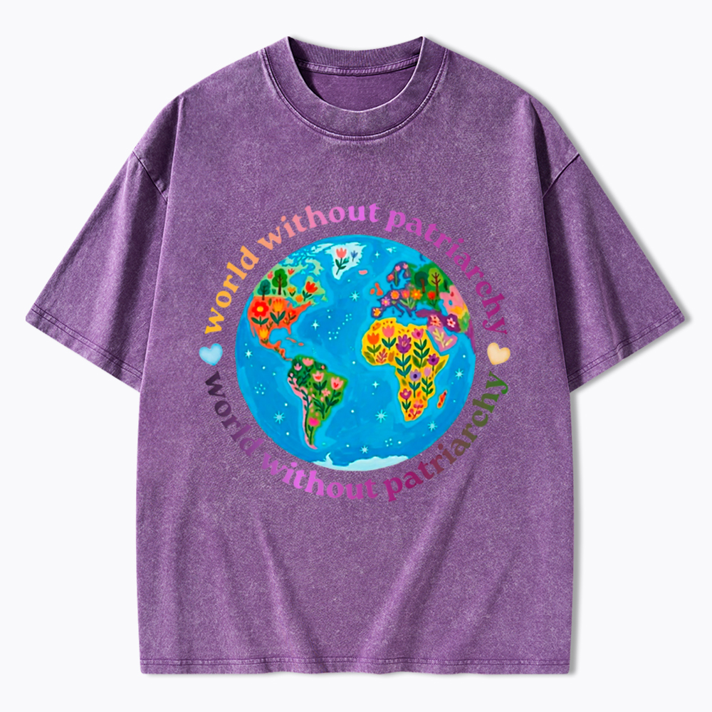 World Without Patriarchy Washed T-Shirt