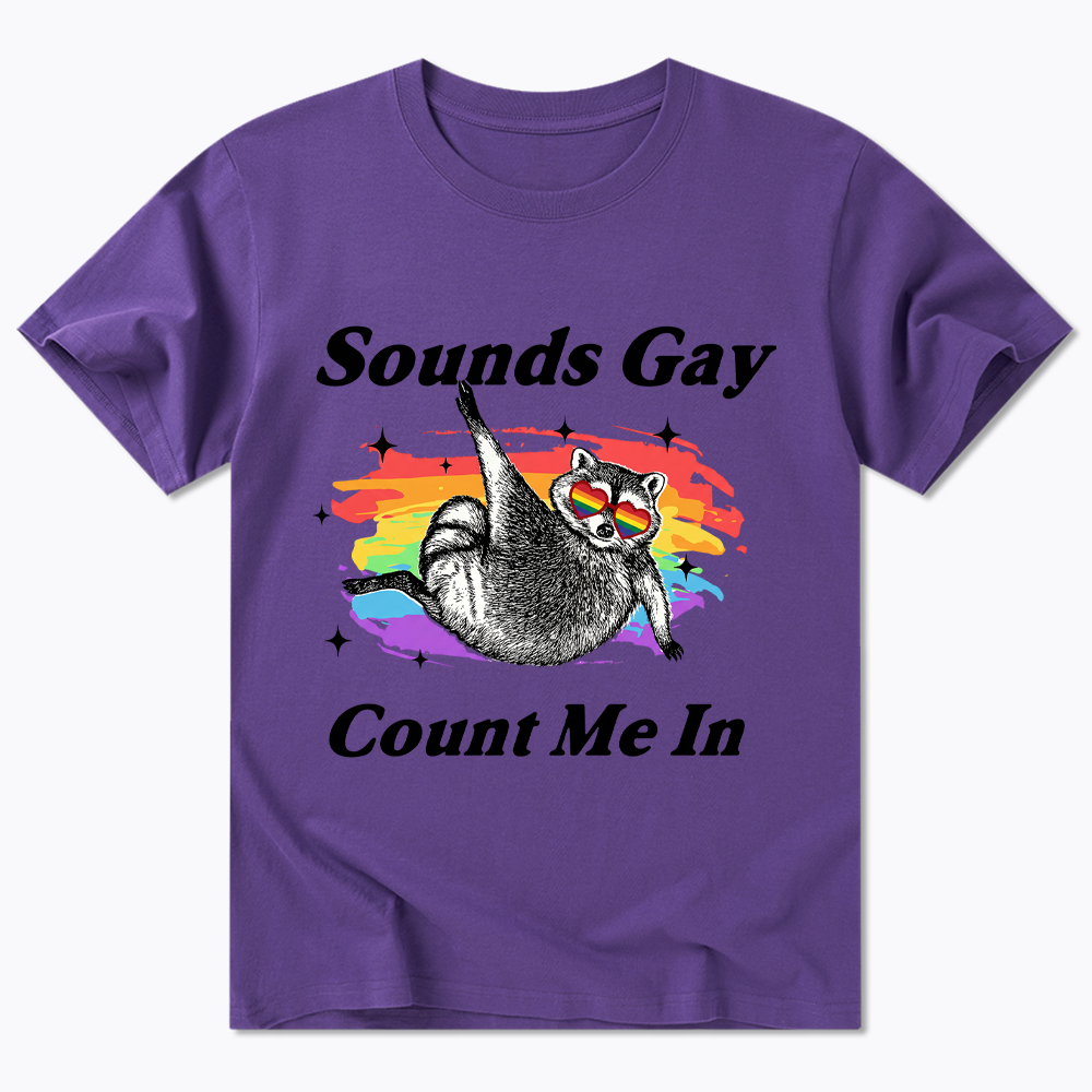 Sounds Gay Raccoon Pride  Classic T-Shirt