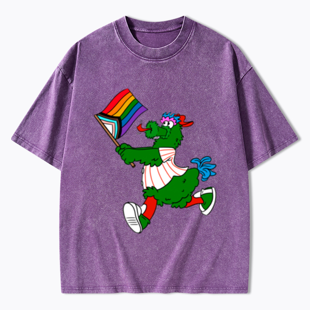 Phanatic with Pride Flag Washed T-Shirt