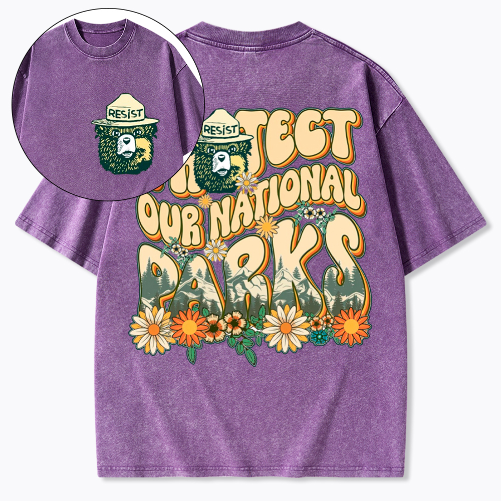 Protect Our National Parks Washed T-Shirt