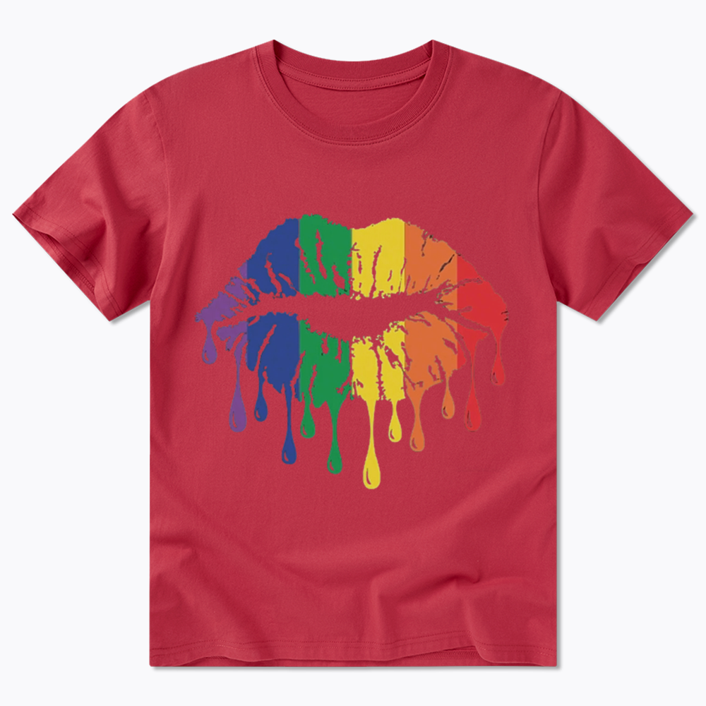 Rainbow Lips Classic T-Shirt
