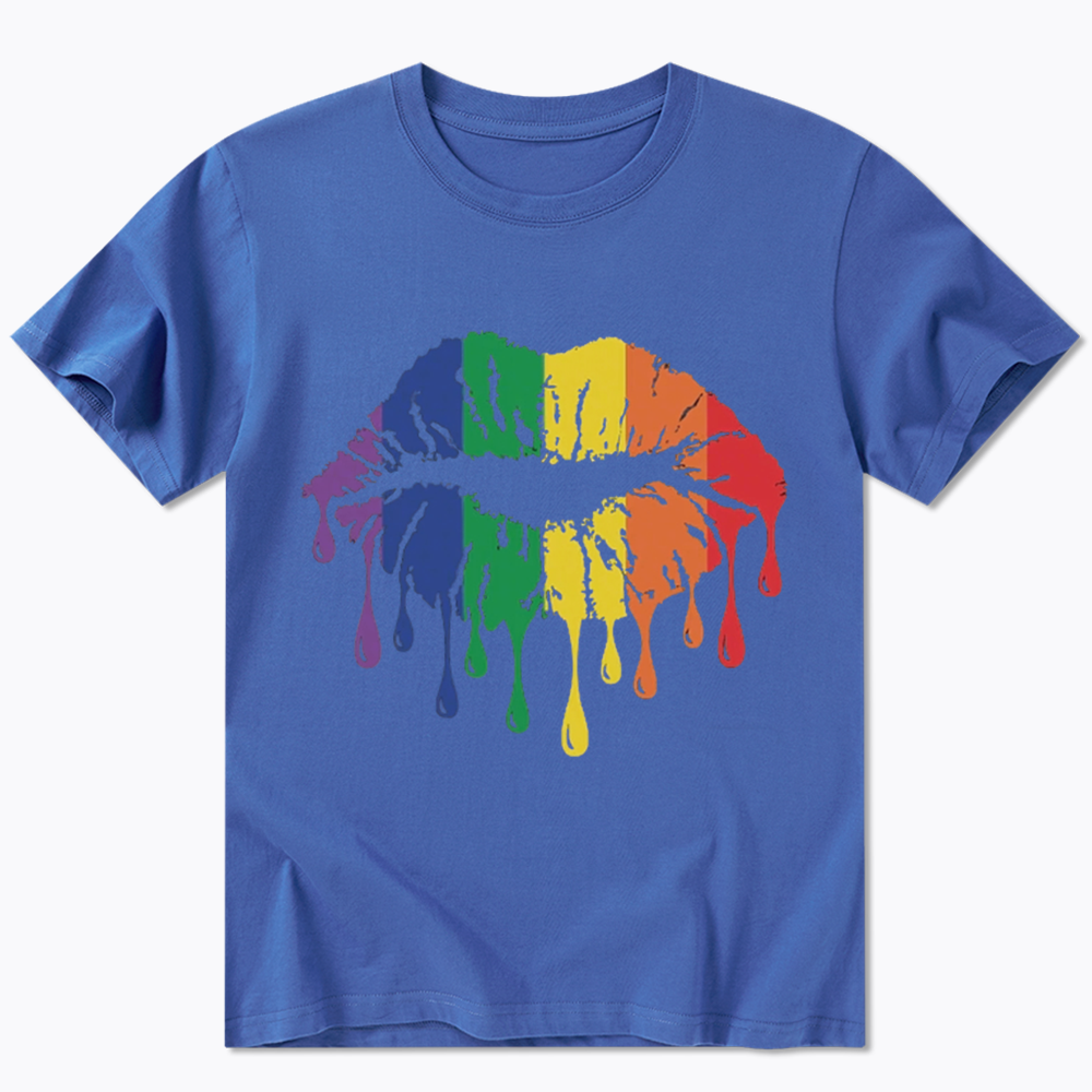 Rainbow Lips Classic T-Shirt