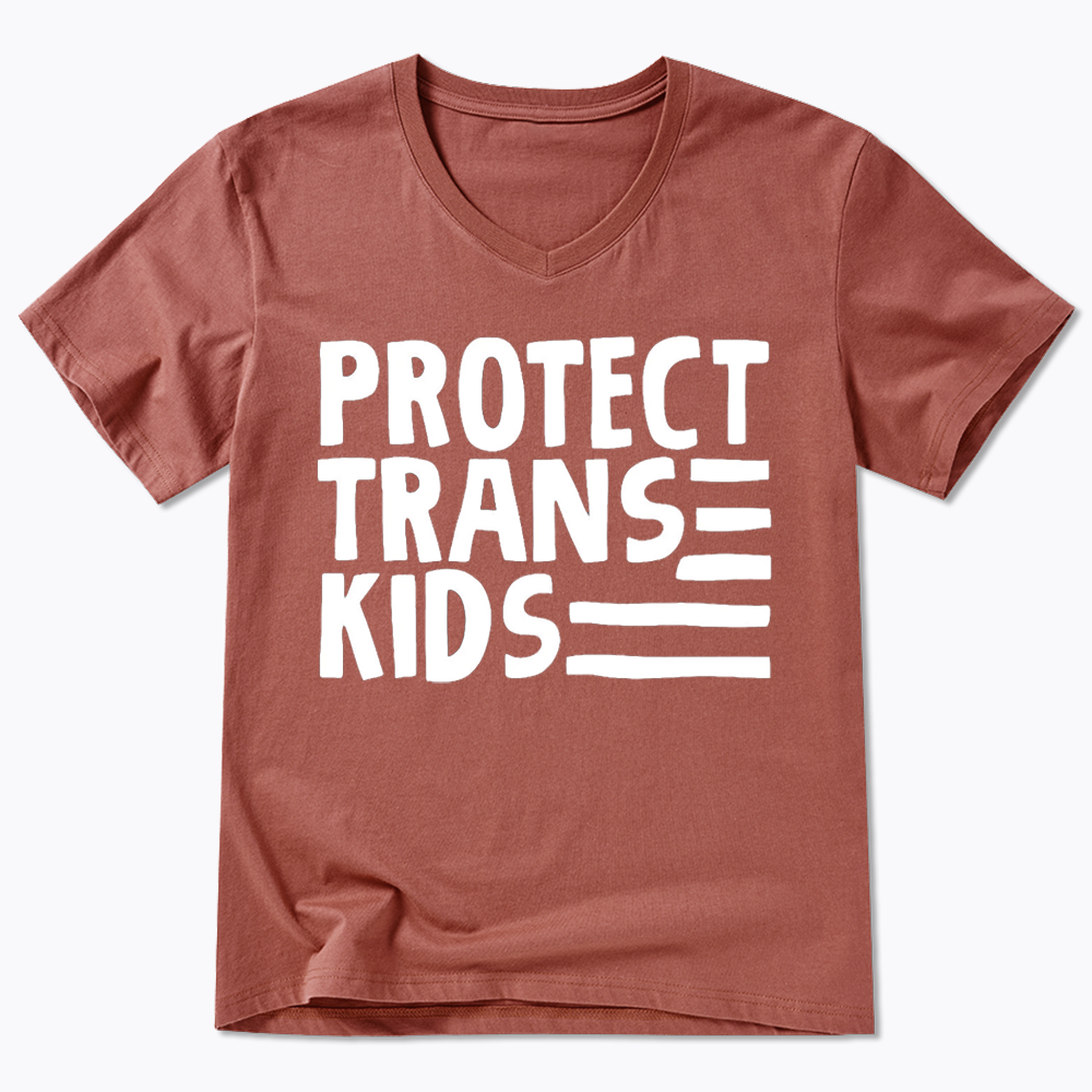 Protect Trans V-Neck Classic T-Shirts