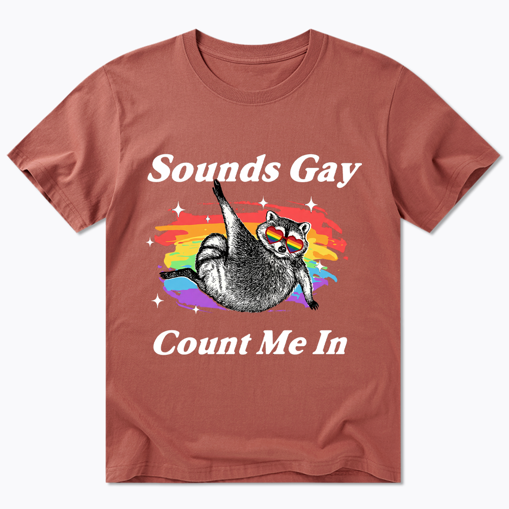 Sounds Gay Raccoon Pride  Classic T-Shirt