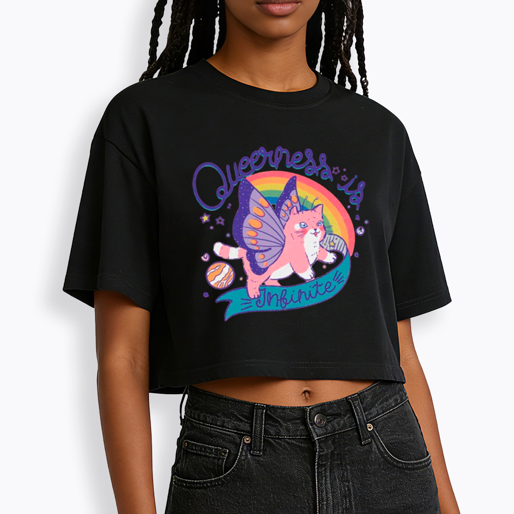 Queer Pride Cropped T-Shirt