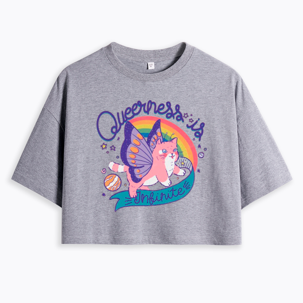 Queer Pride Cropped T-Shirt