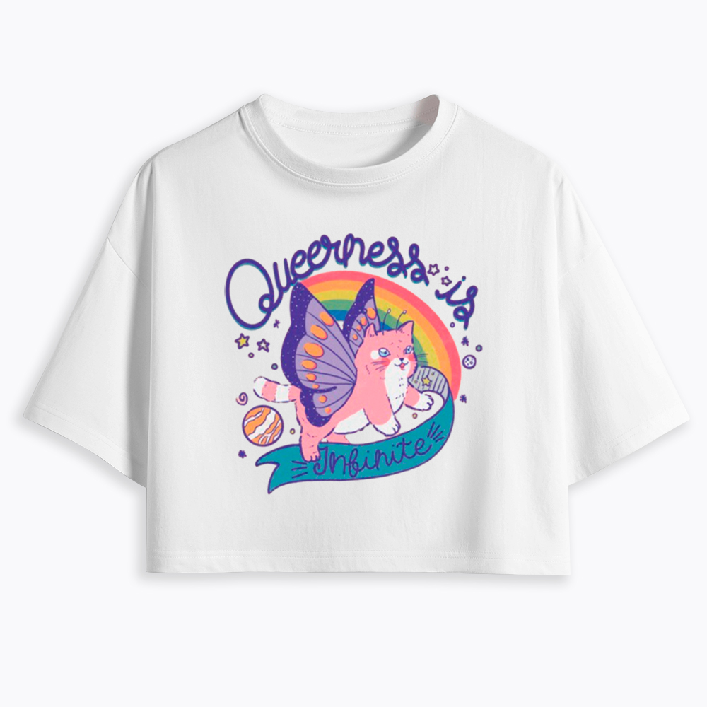 Queer Pride Cropped T-Shirt