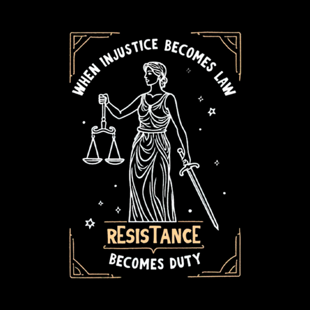 When Injustice Becomes Law Resistance Becomes Duty Cropped T-Shirts