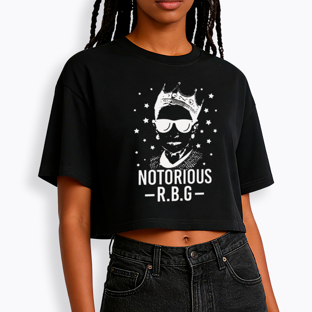 Notorious RBG Cropped T-Shirts