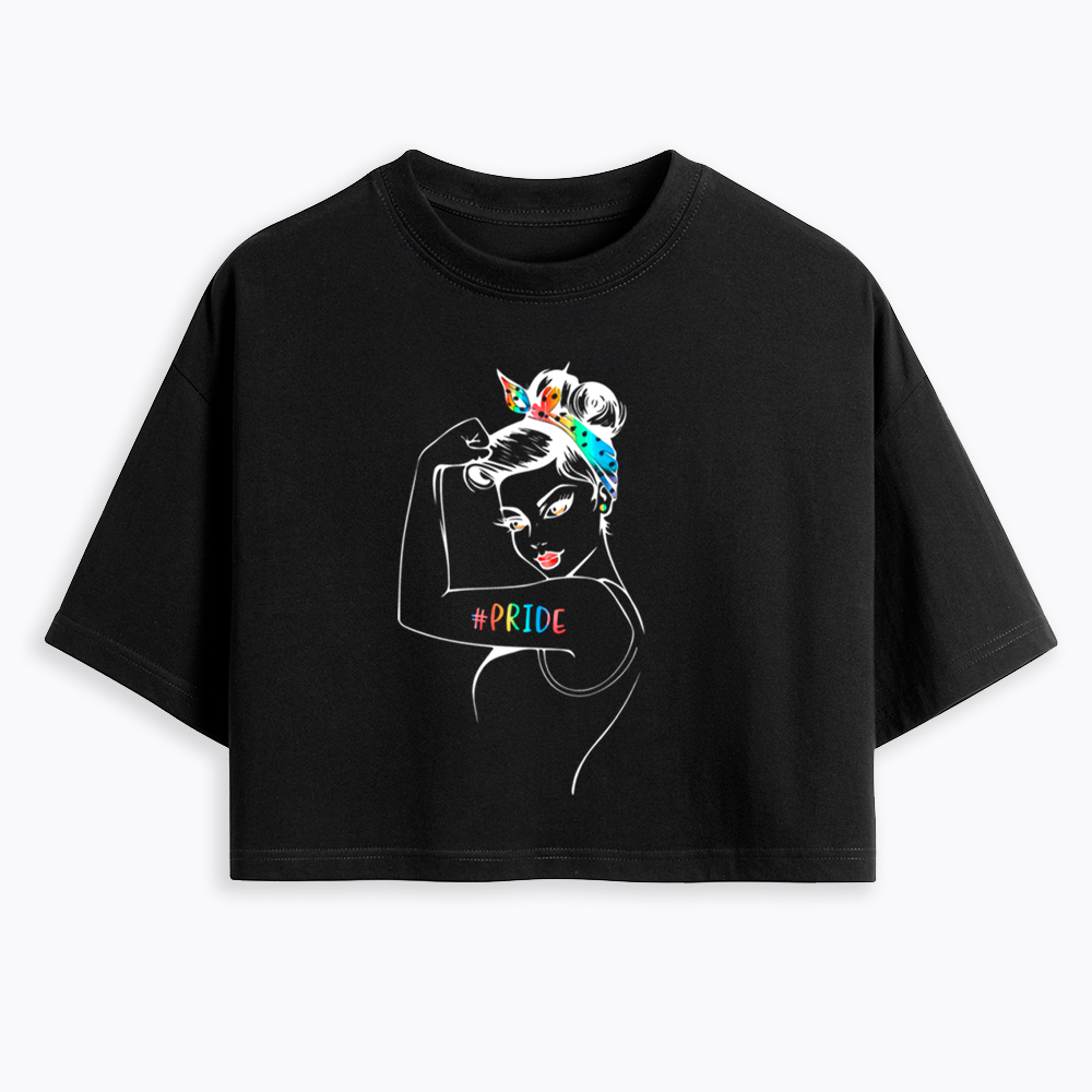 Rainbow Pride Cropped T-Shirts