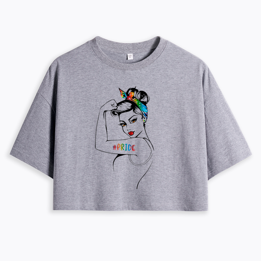 Rainbow Pride Cropped T-Shirts