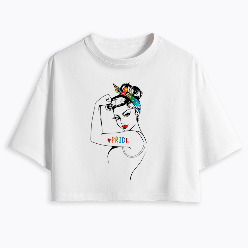 Rainbow Pride Cropped T-Shirts