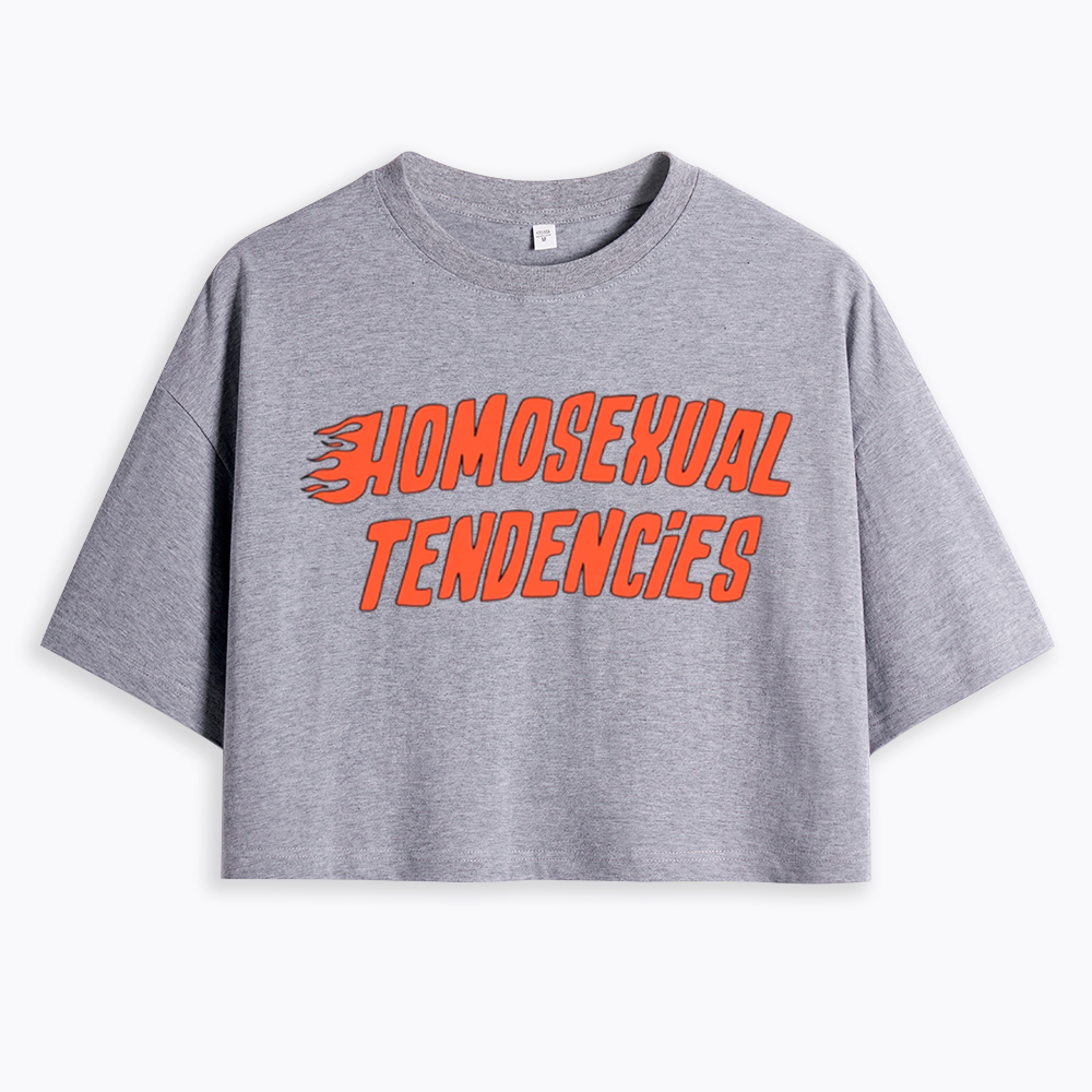 Homosexual Tendencies Cropped T-Shirts