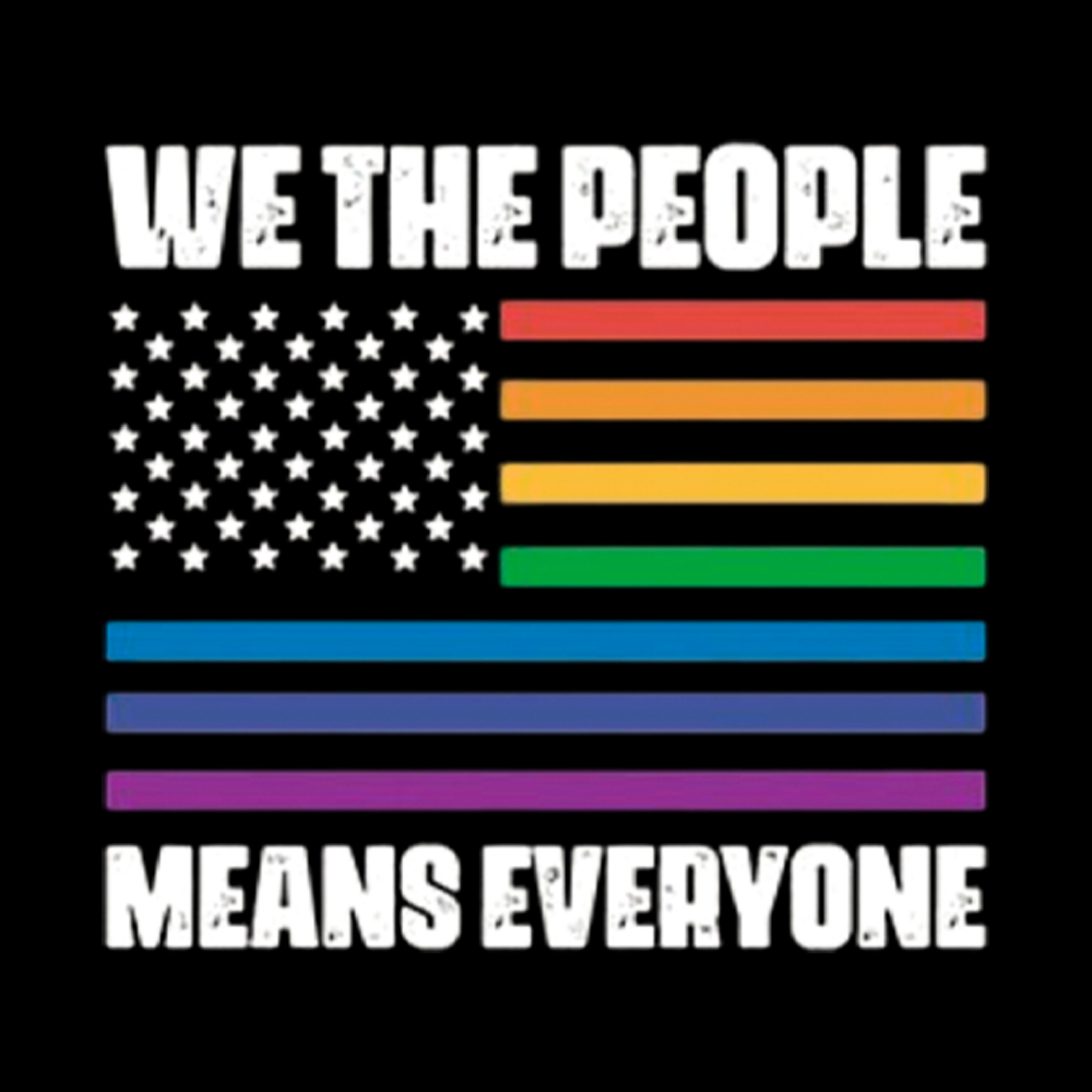 We The People Means Everyone Cropped T-Shirts