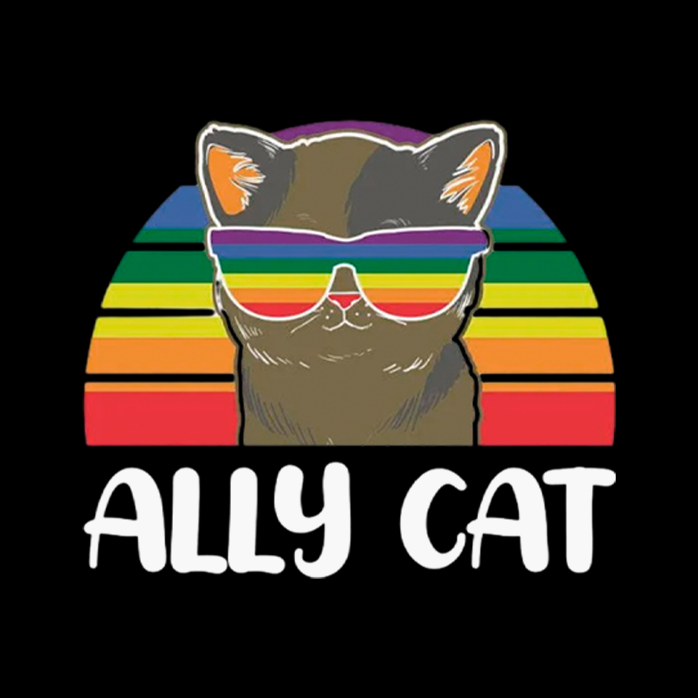 Ally Cat Cropped T-Shirts
