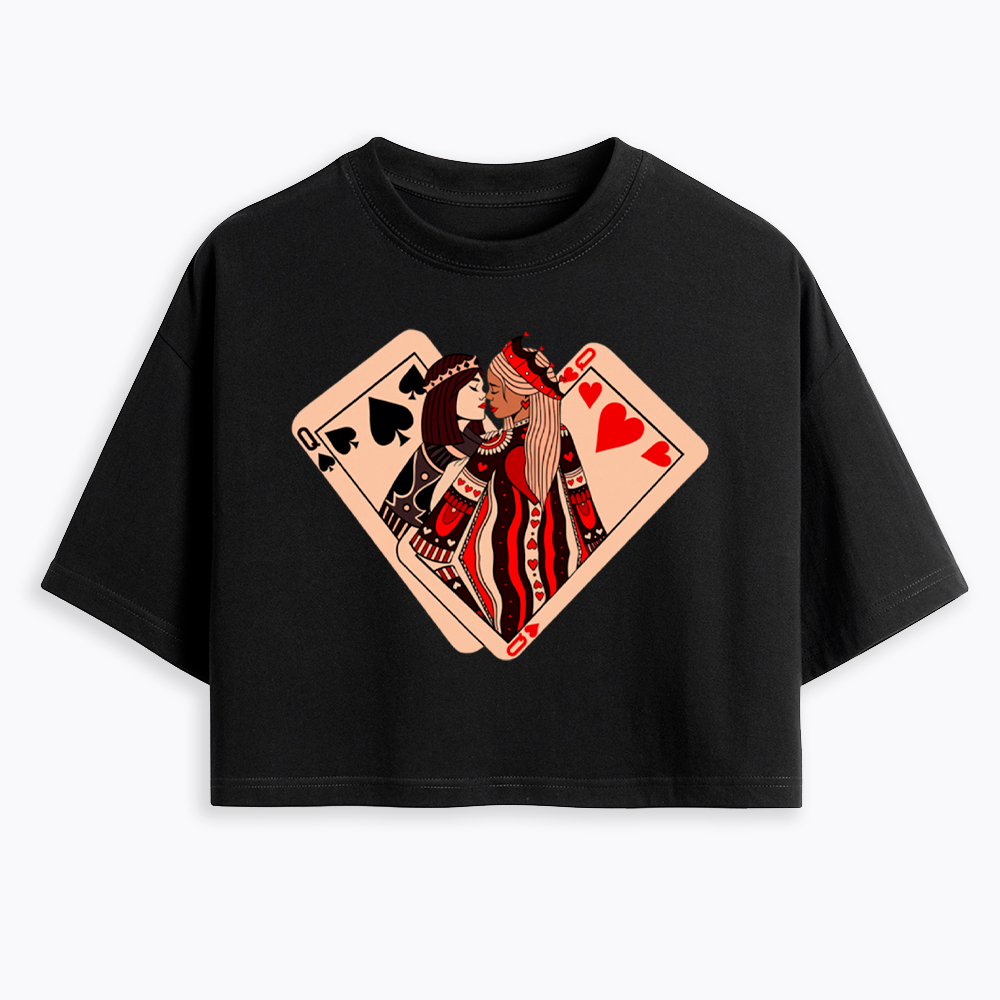 Sapphic Lesbian Cropped T-Shirt