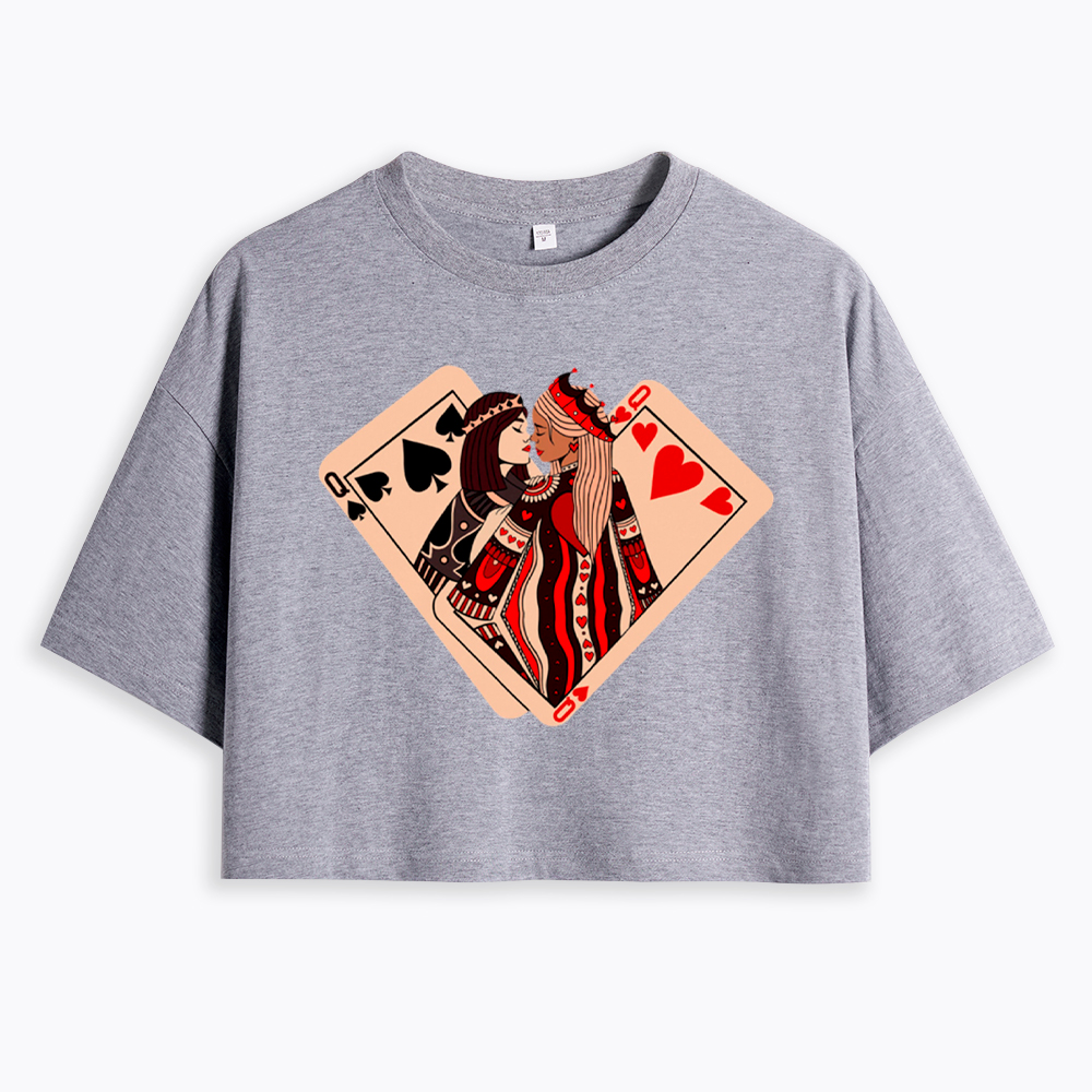Sapphic Lesbian Cropped T-Shirt