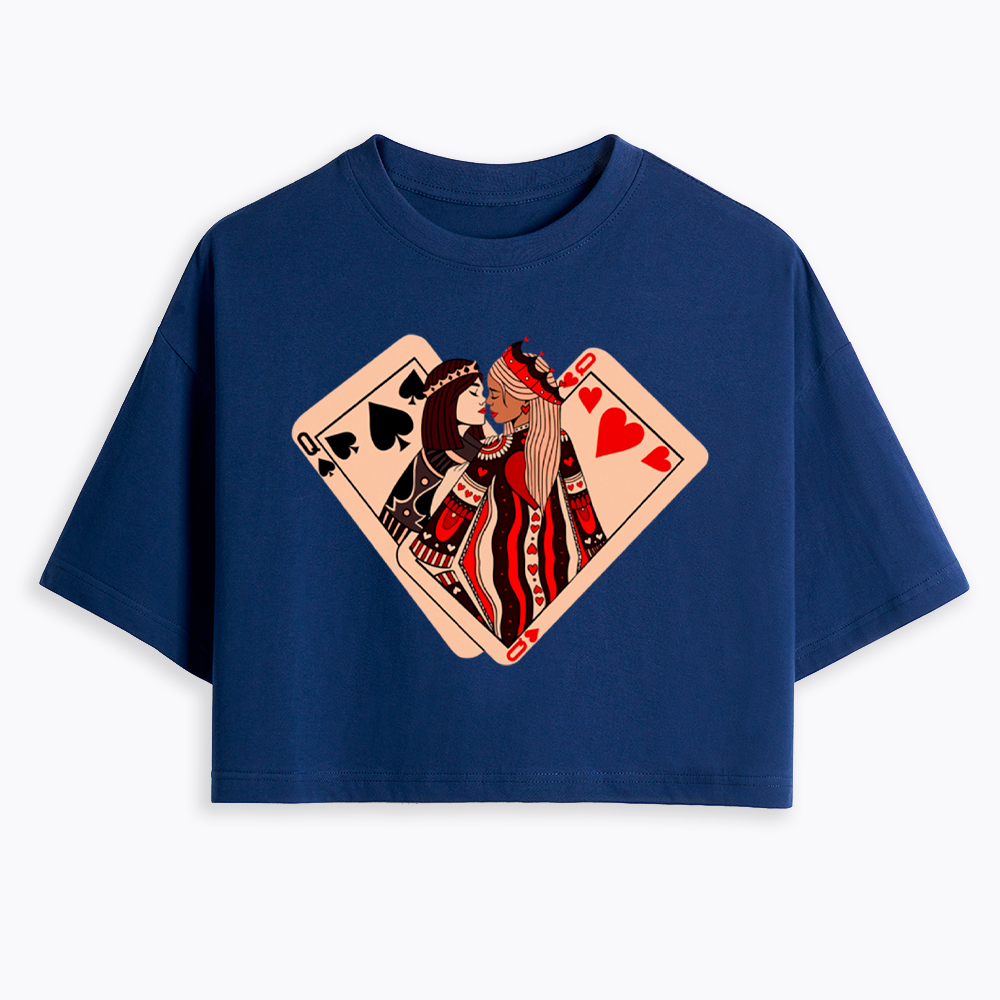 Sapphic Lesbian Cropped T-Shirt