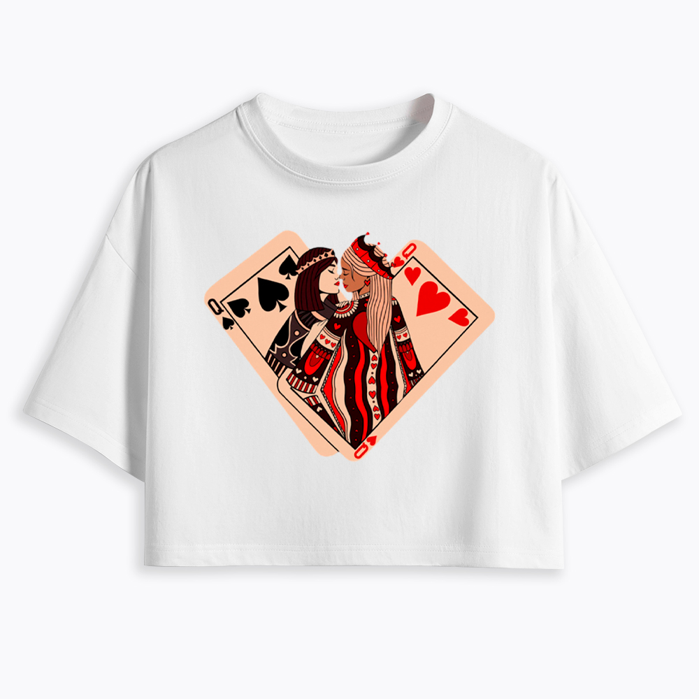 Sapphic Lesbian Cropped T-Shirt