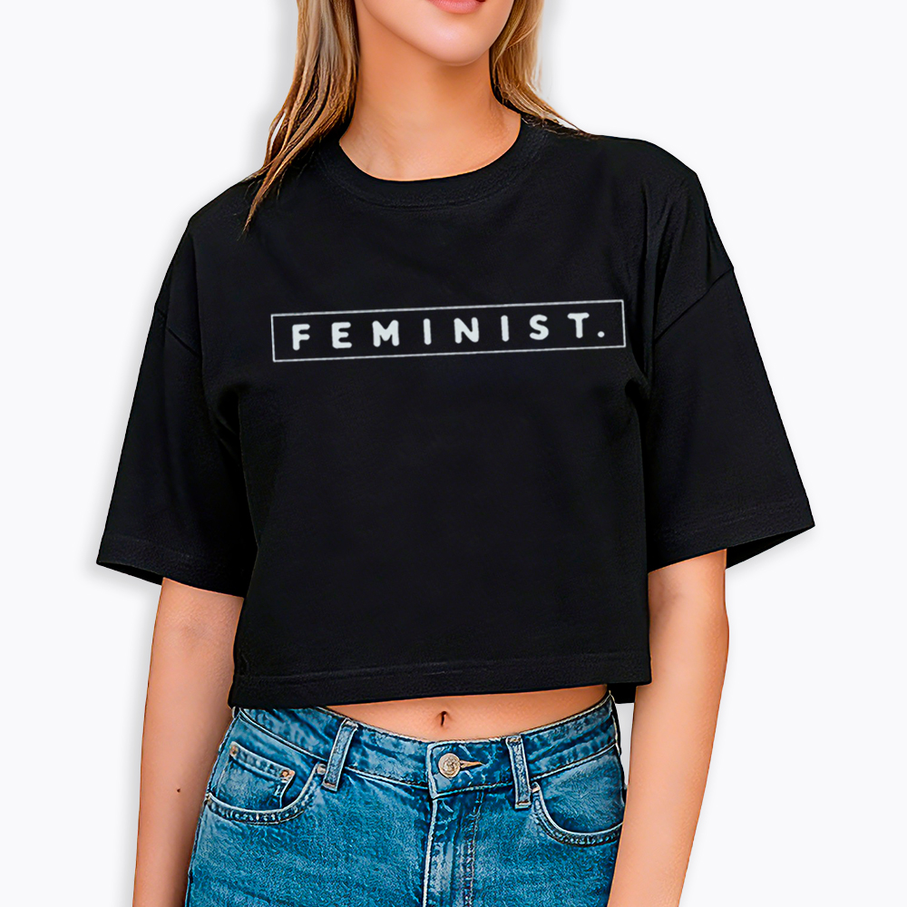 Girl Power Feminist Cropped T-Shirts
