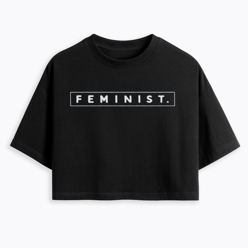 Girl Power Feminist Cropped T-Shirts
