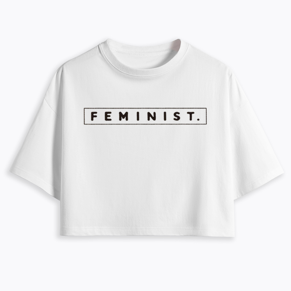 Girl Power Feminist Cropped T-Shirts