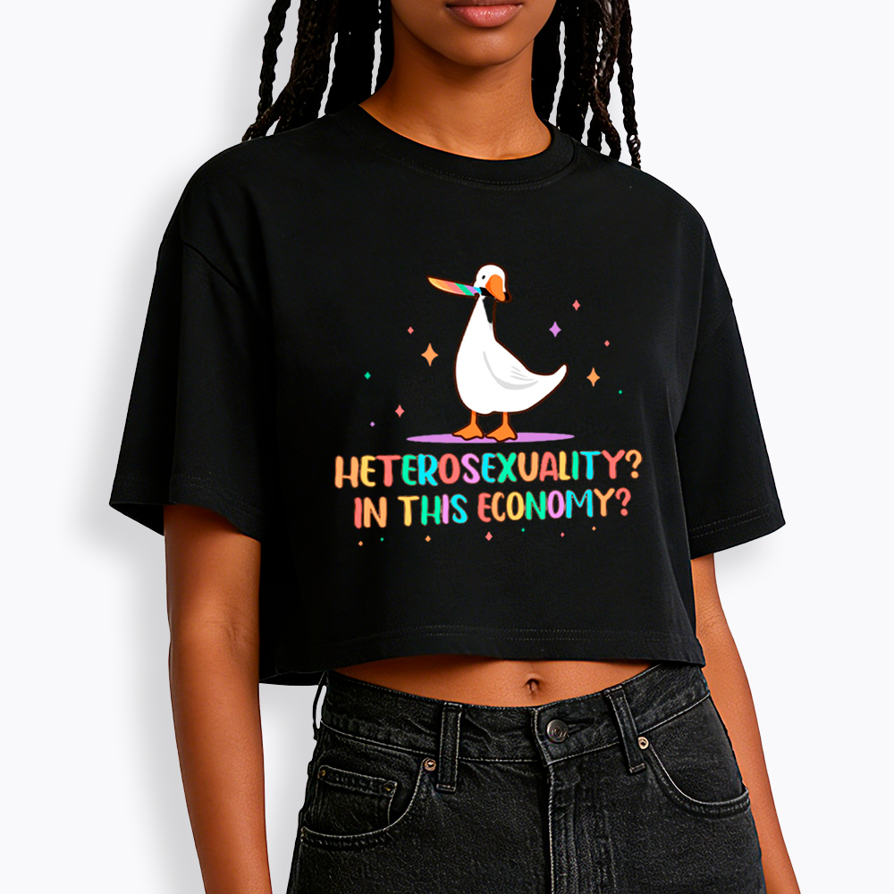 Heterosexuality In This Economy Cropped T-Shirt