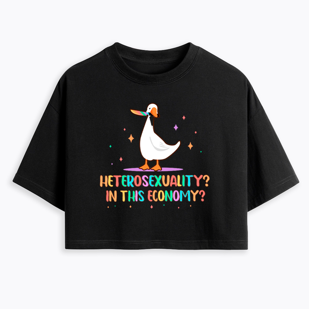 Heterosexuality In This Economy Cropped T-Shirt