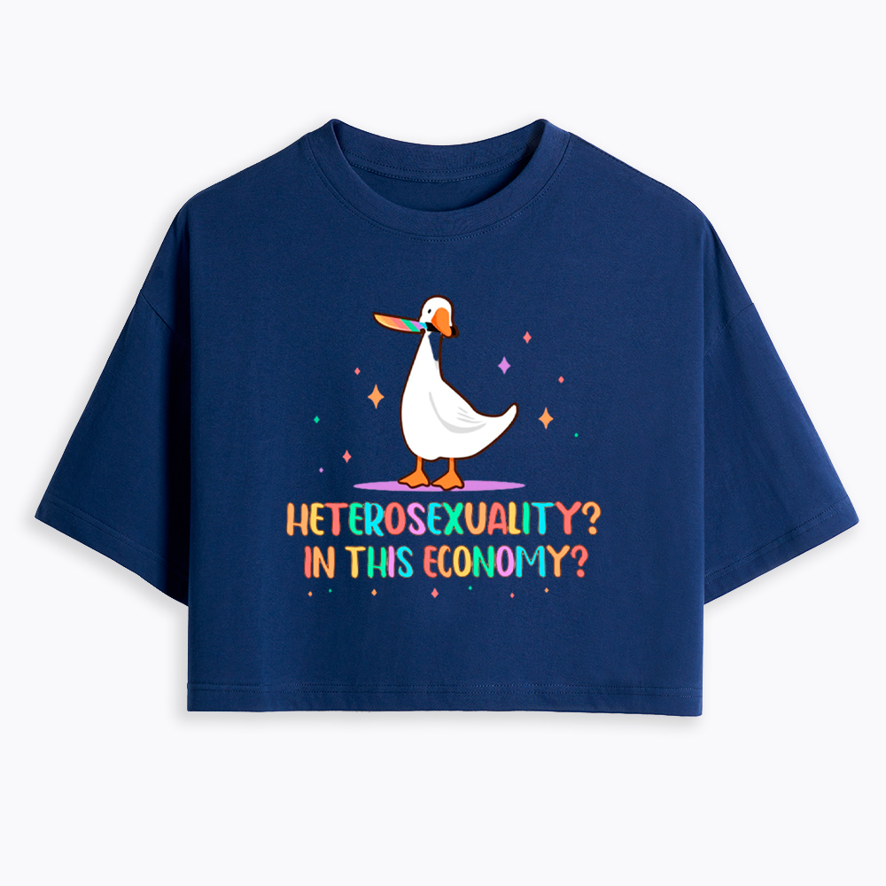 Heterosexuality In This Economy Cropped T-Shirt