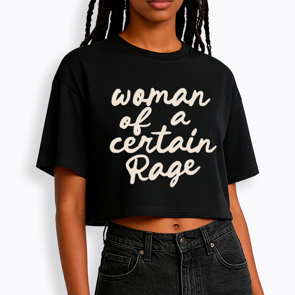 Woman of a Certain Rage Cropped T-Shirt