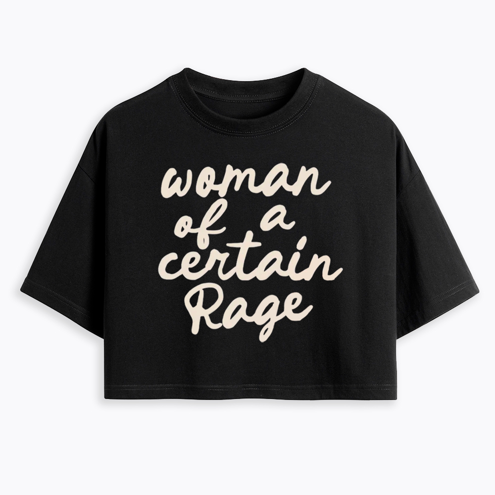 Woman of a Certain Rage Cropped T-Shirt