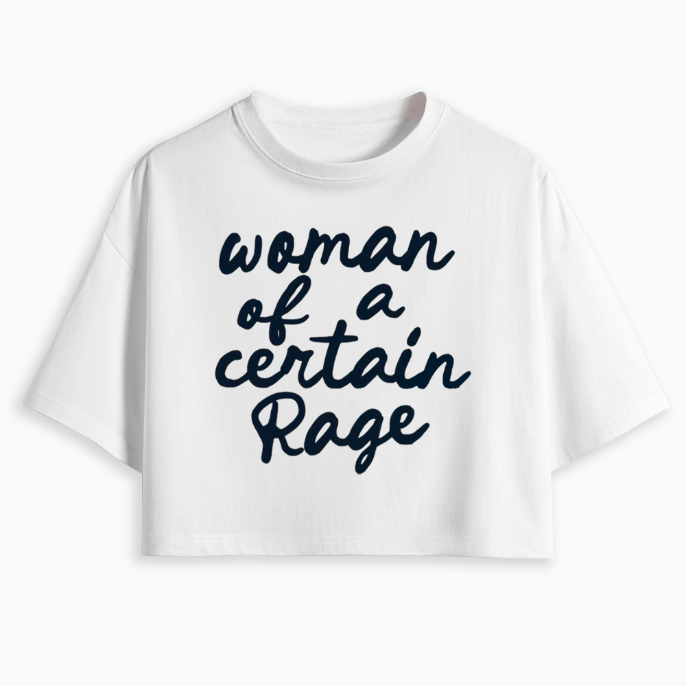 Woman of a Certain Rage Cropped T-Shirt
