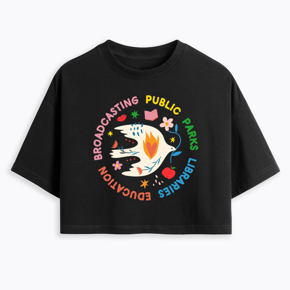 Protect Our Public Parks Cropped T-Shirts