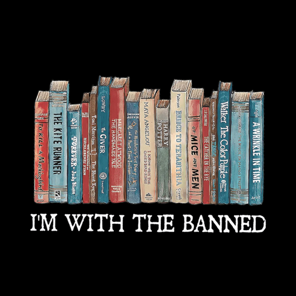 I'm With The Banned Cropped T-Shirts