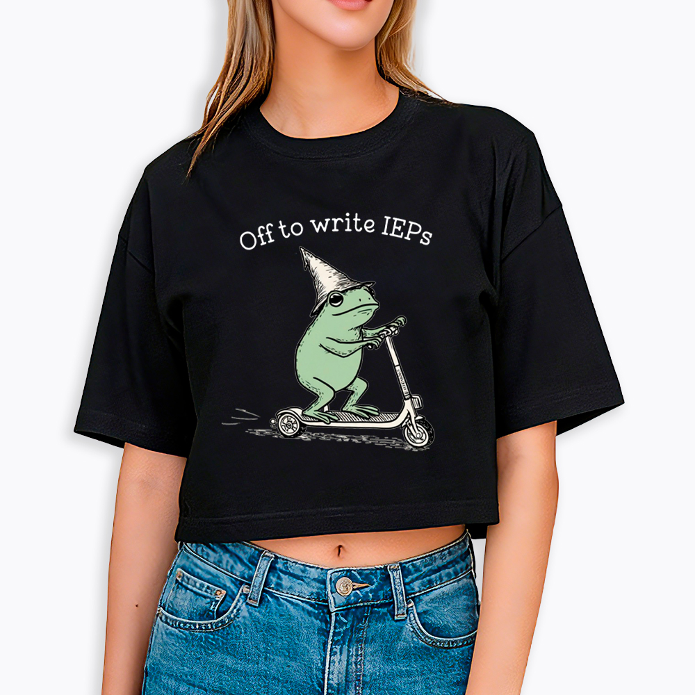 School Psychologist Special Education Cropped T-Shirt