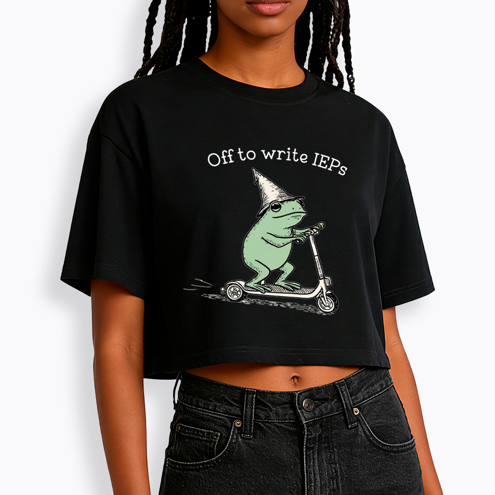 School Psychologist Special Education Cropped T-Shirt