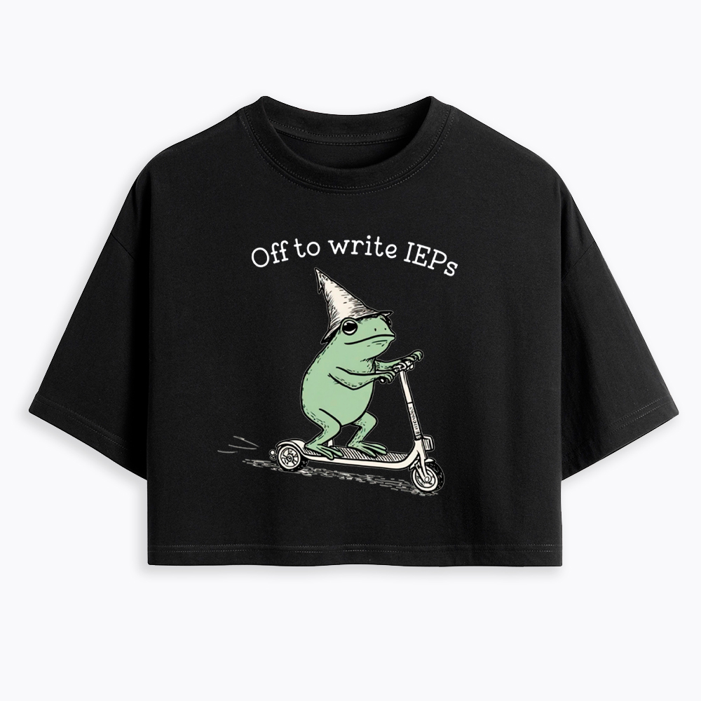 School Psychologist Special Education Cropped T-Shirt