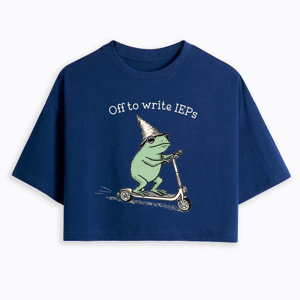 School Psychologist Special Education Cropped T-Shirt