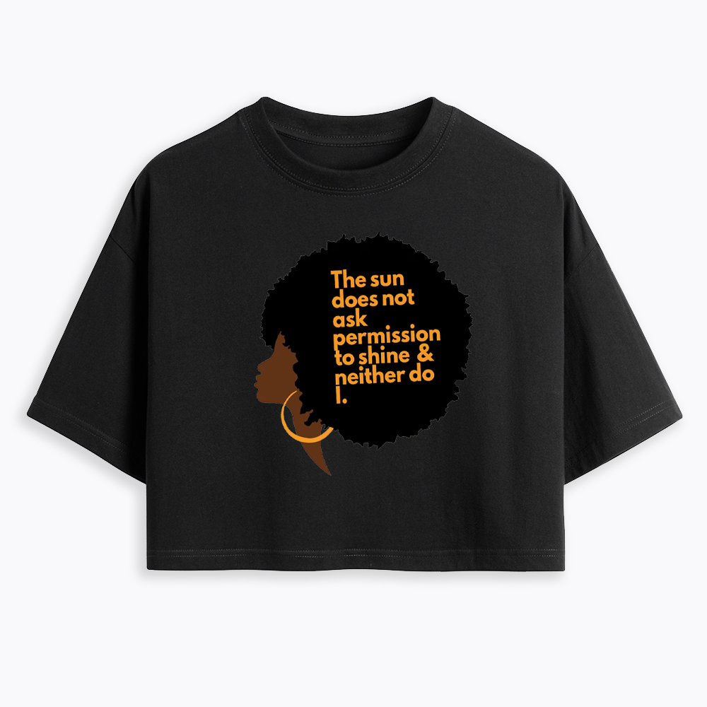 Inspirational Graphic Cropped T-Shirts