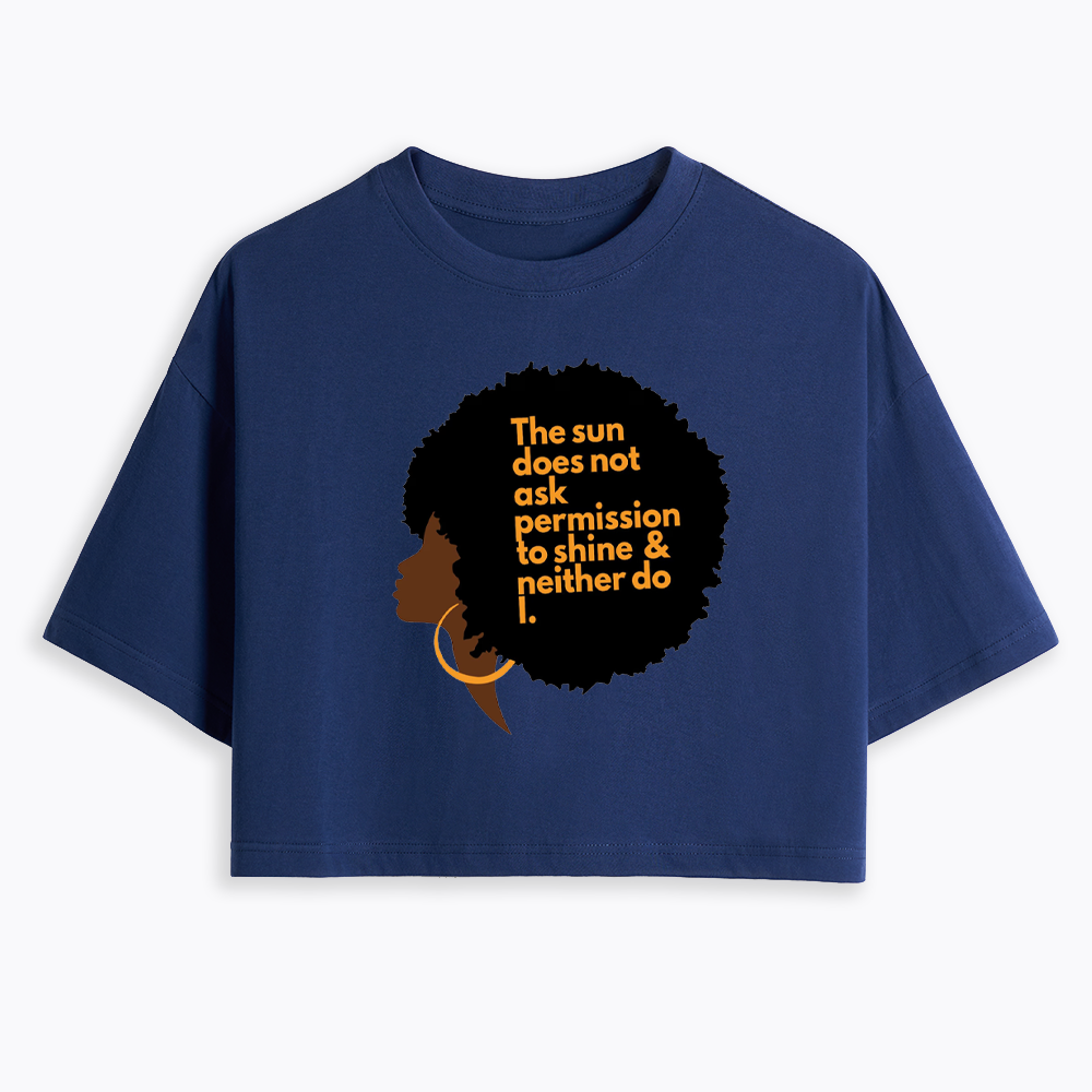 Inspirational Graphic Cropped T-Shirts