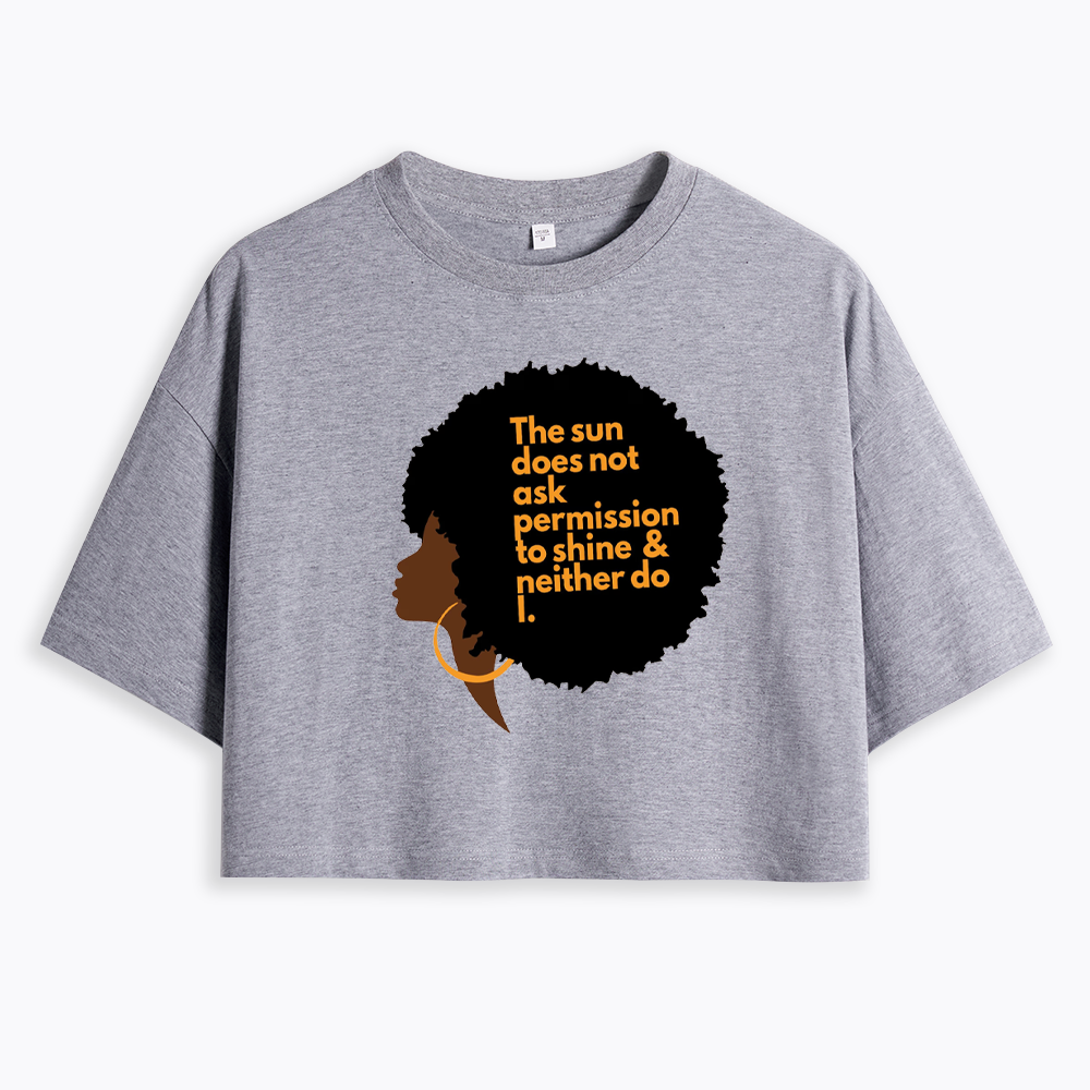 Inspirational Graphic Cropped T-Shirts
